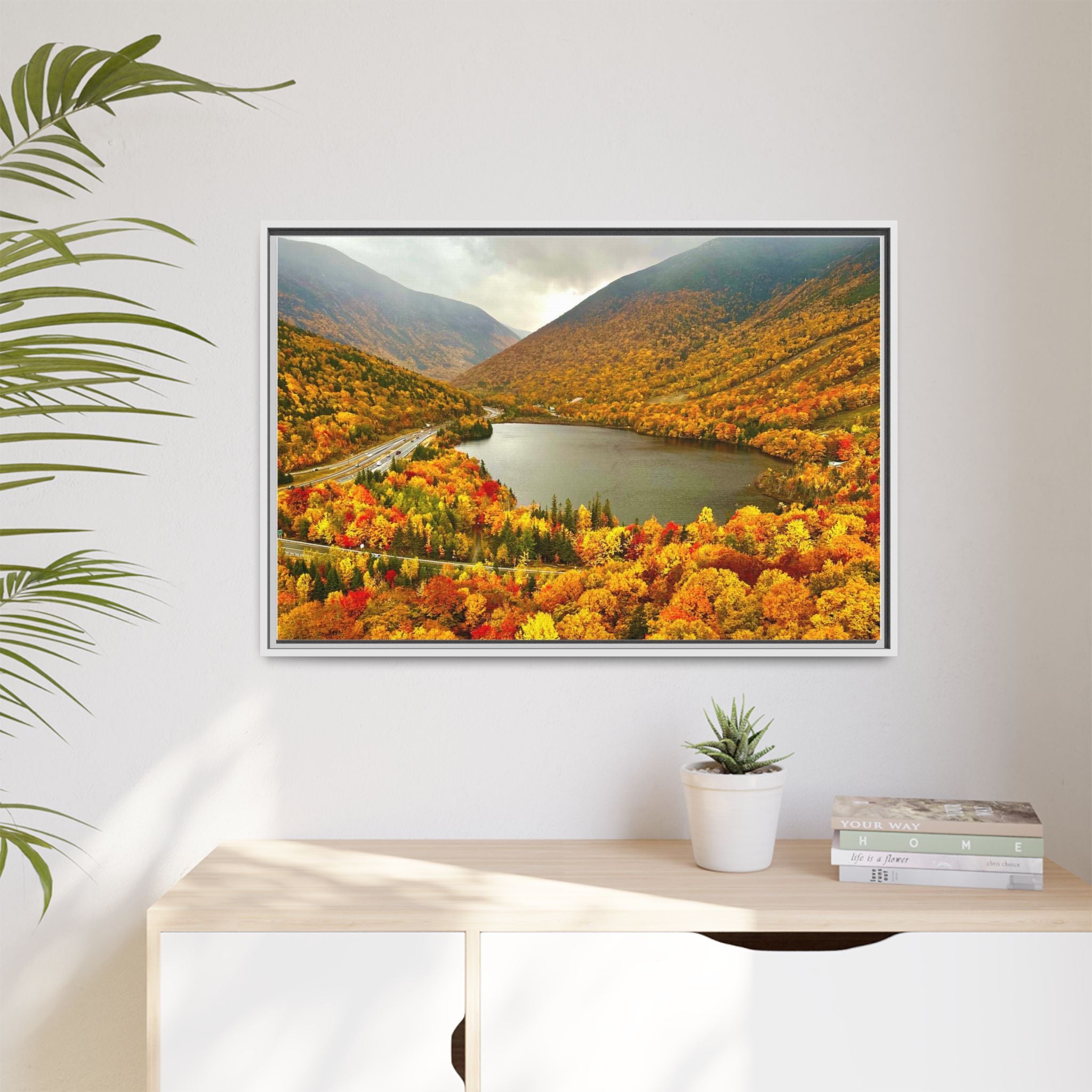 Canvas Print Foliage at Artist's Bluff