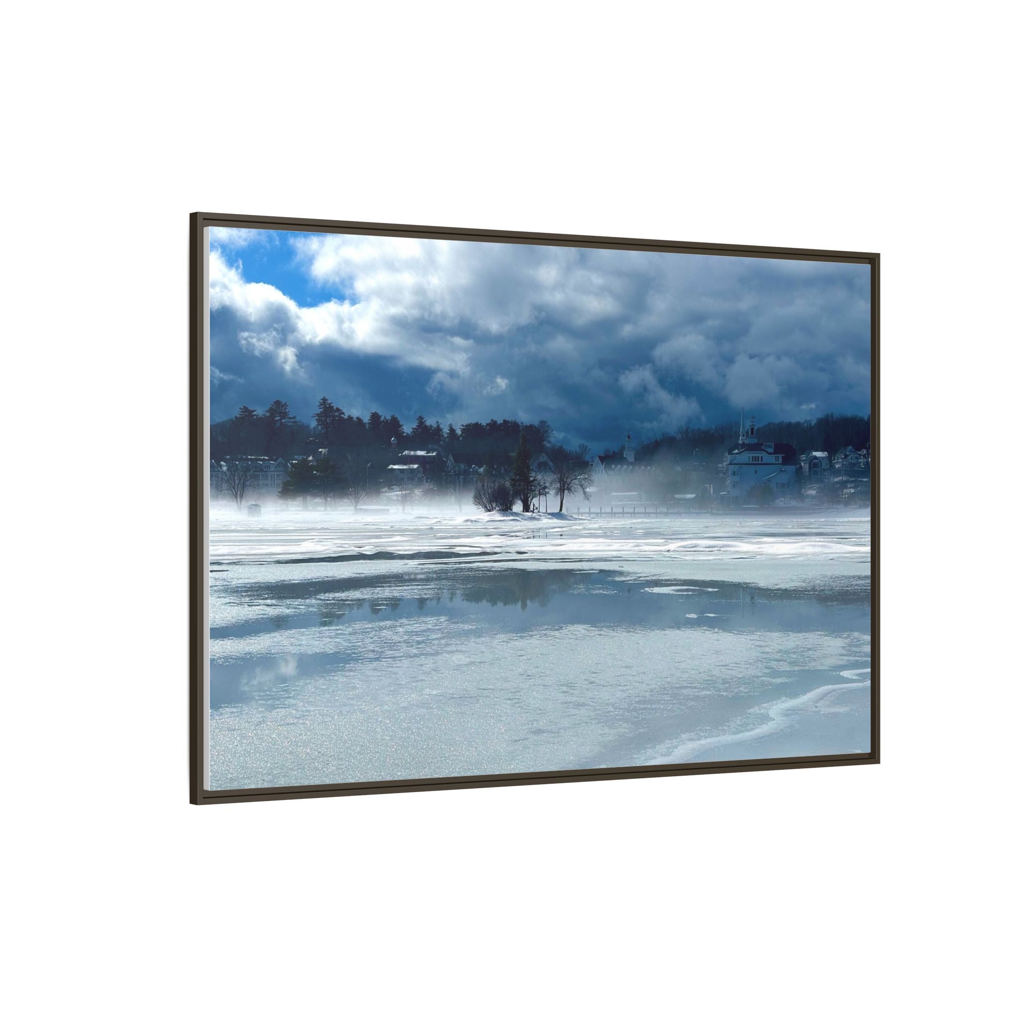 Meredith Bay in Ice Canvas
