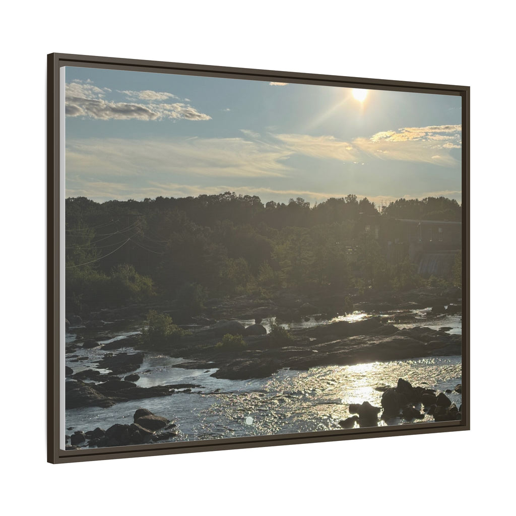 Amoskeag Falls Canvas with Frame