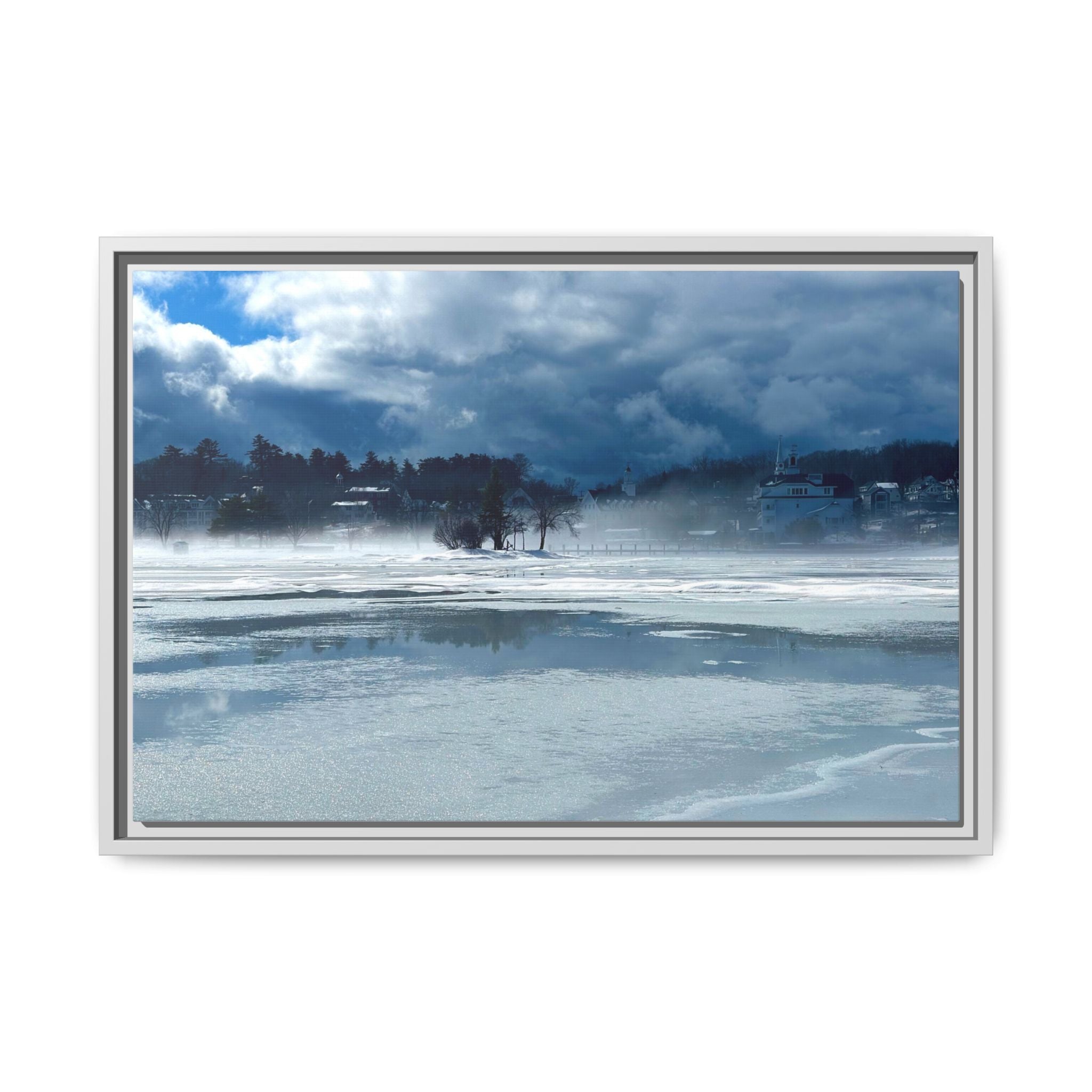 Meredith Bay in Ice Canvas