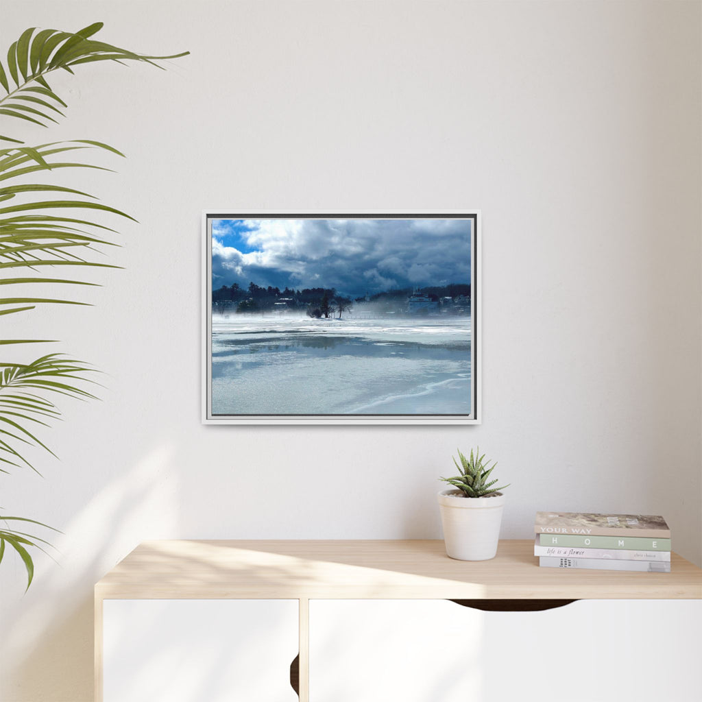 Meredith Bay in Ice Canvas