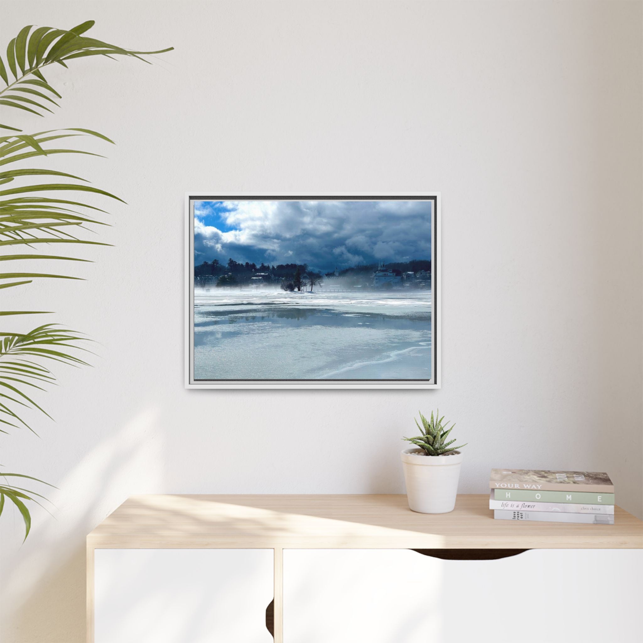 Meredith Bay in Ice Canvas