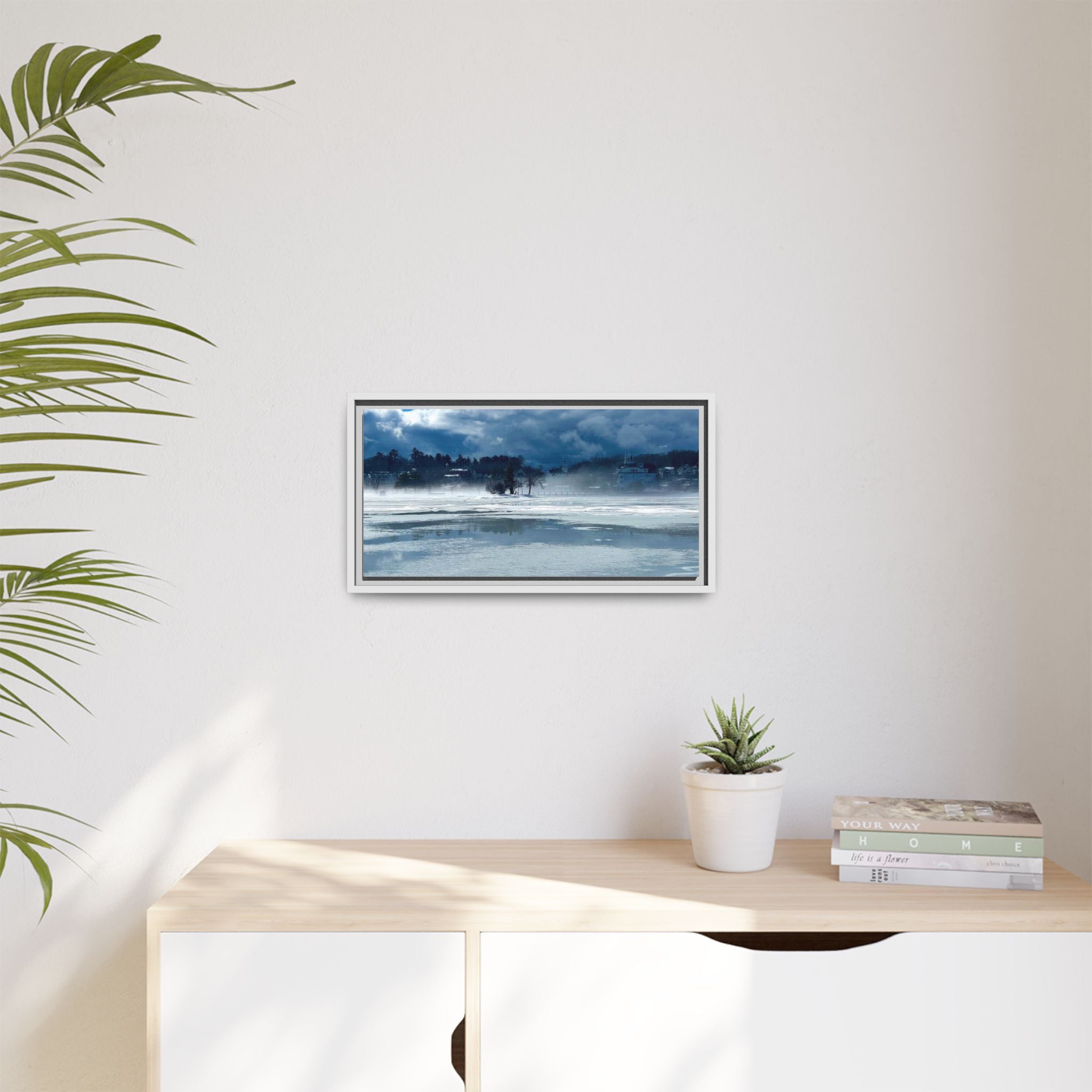 Meredith Bay in Ice Canvas
