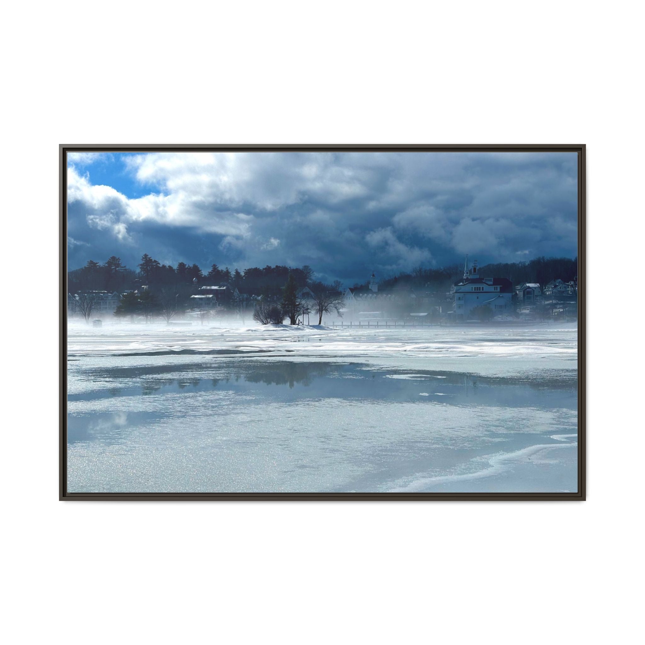 Meredith Bay in Ice Canvas