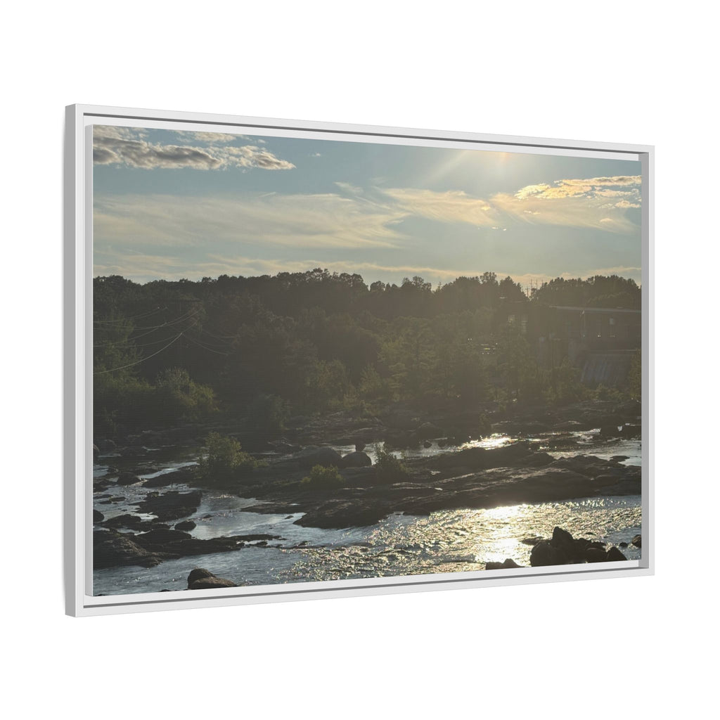 Amoskeag Falls Canvas with Frame