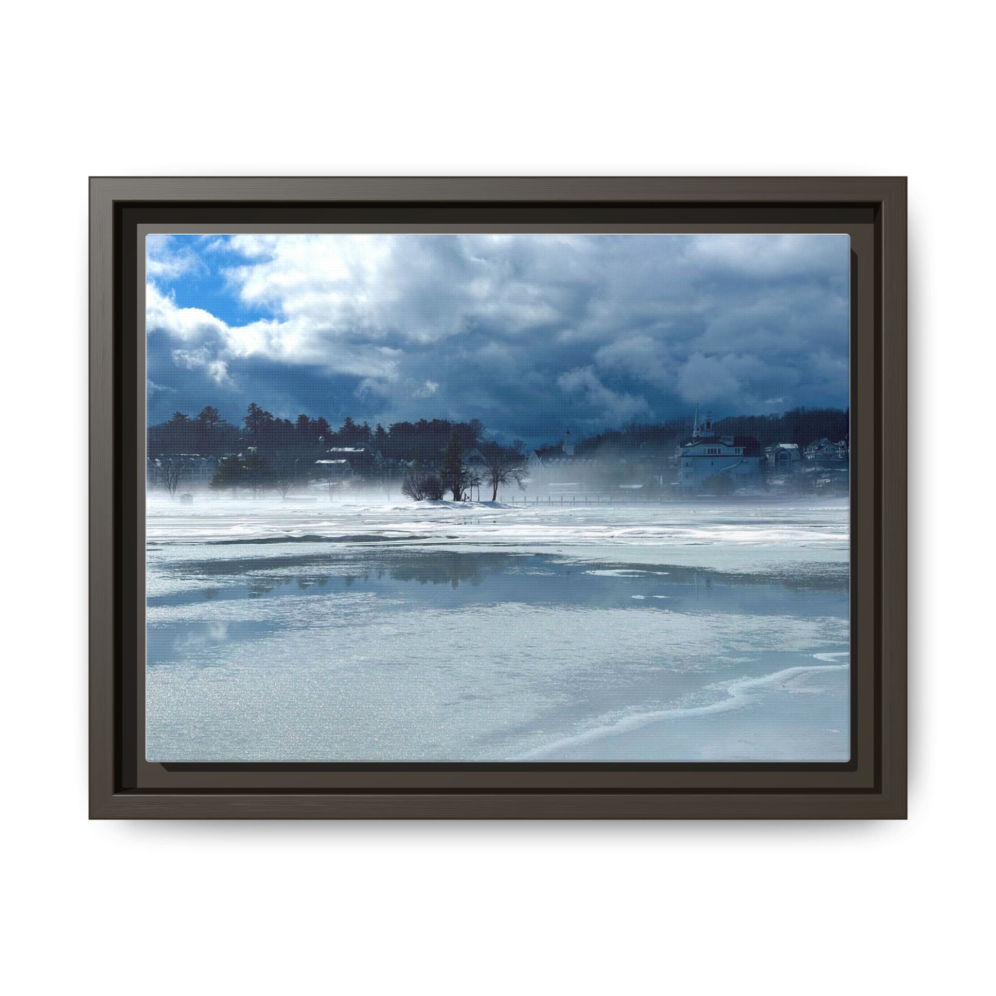 Meredith Bay in Ice Canvas
