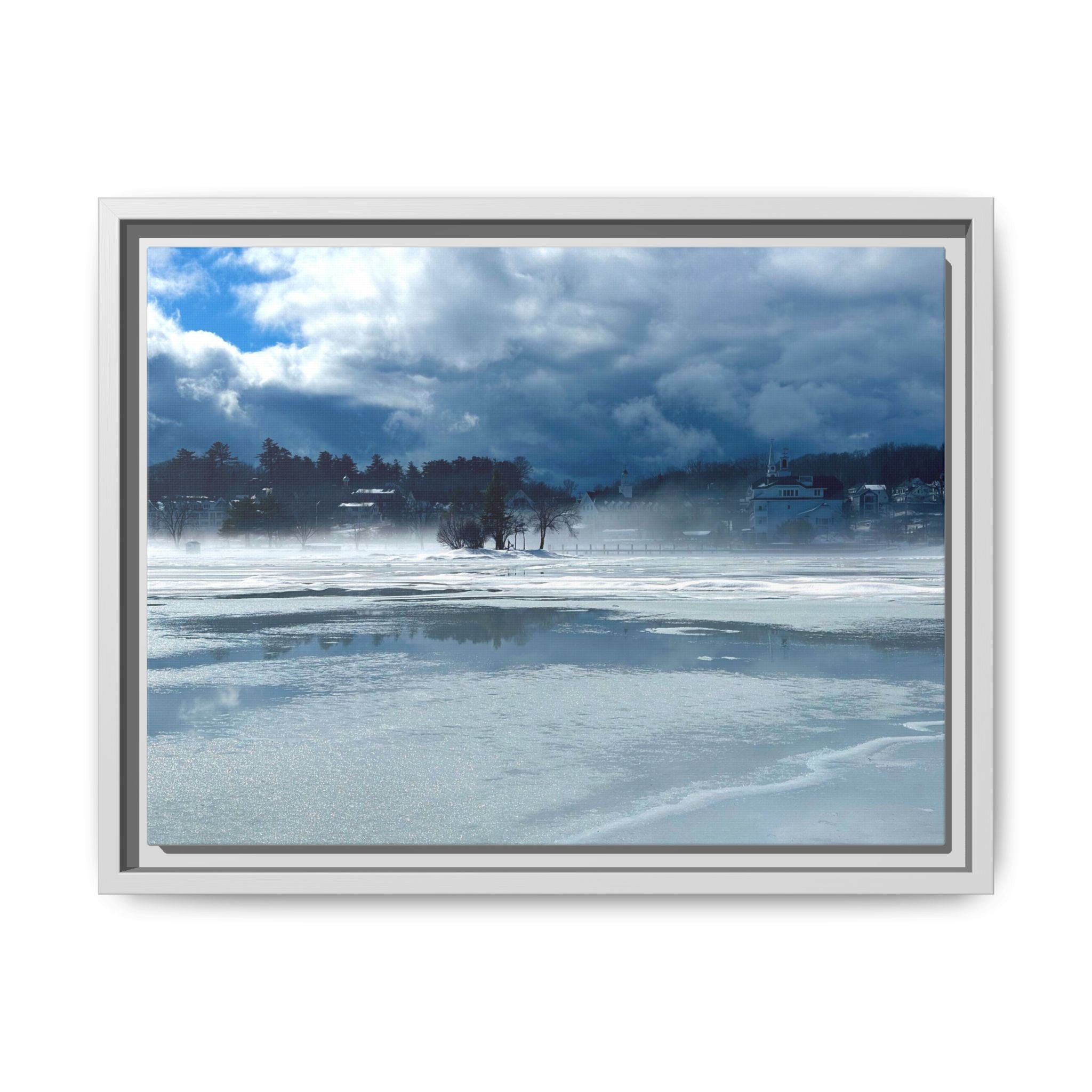 Meredith Bay in Ice Canvas