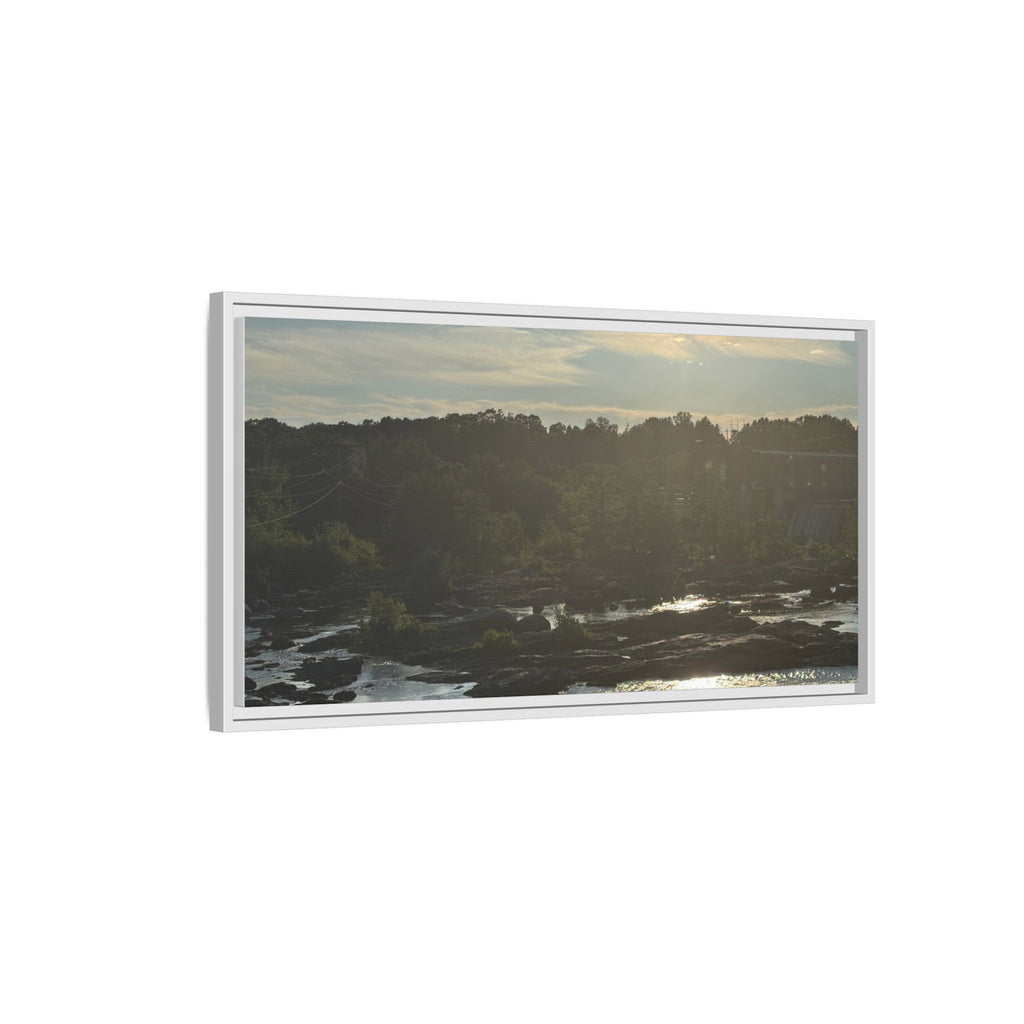 Amoskeag Falls Canvas with Frame