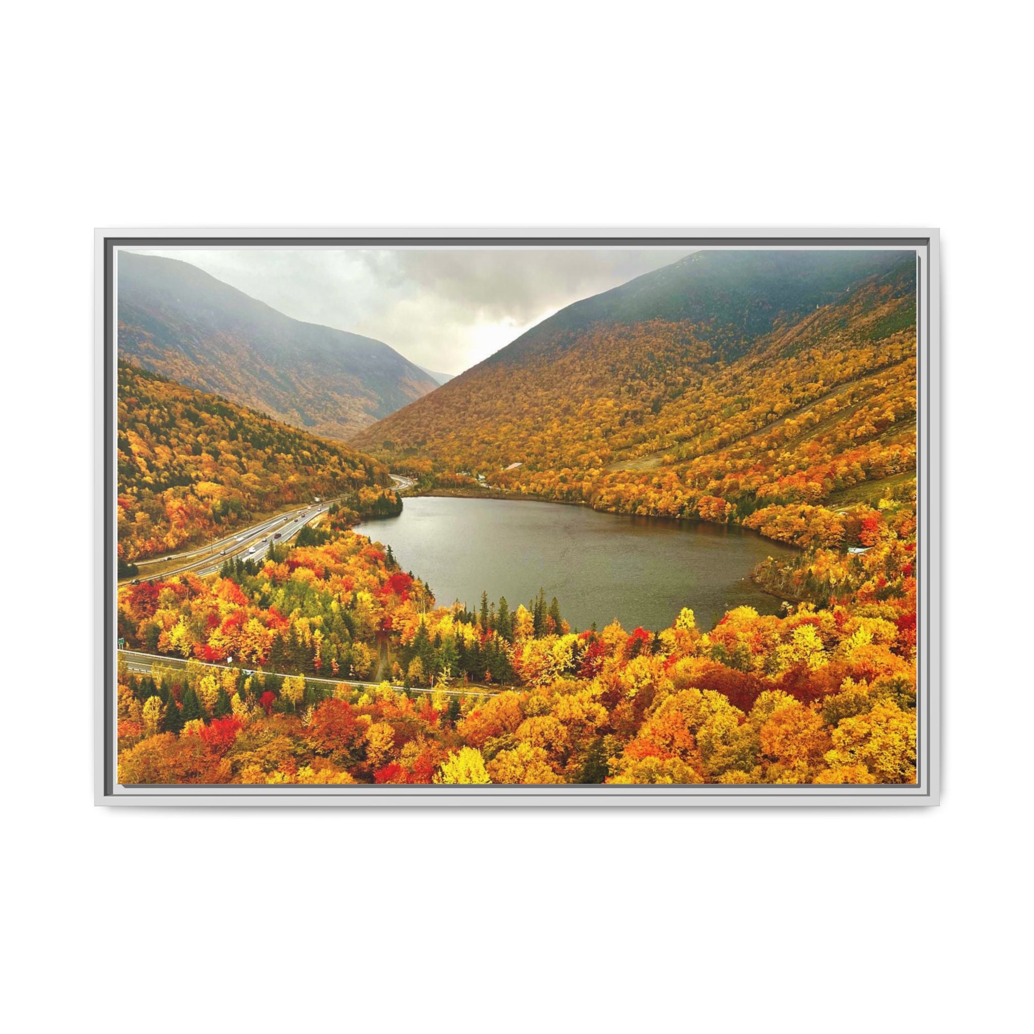 Canvas Print Foliage at Artist's Bluff
