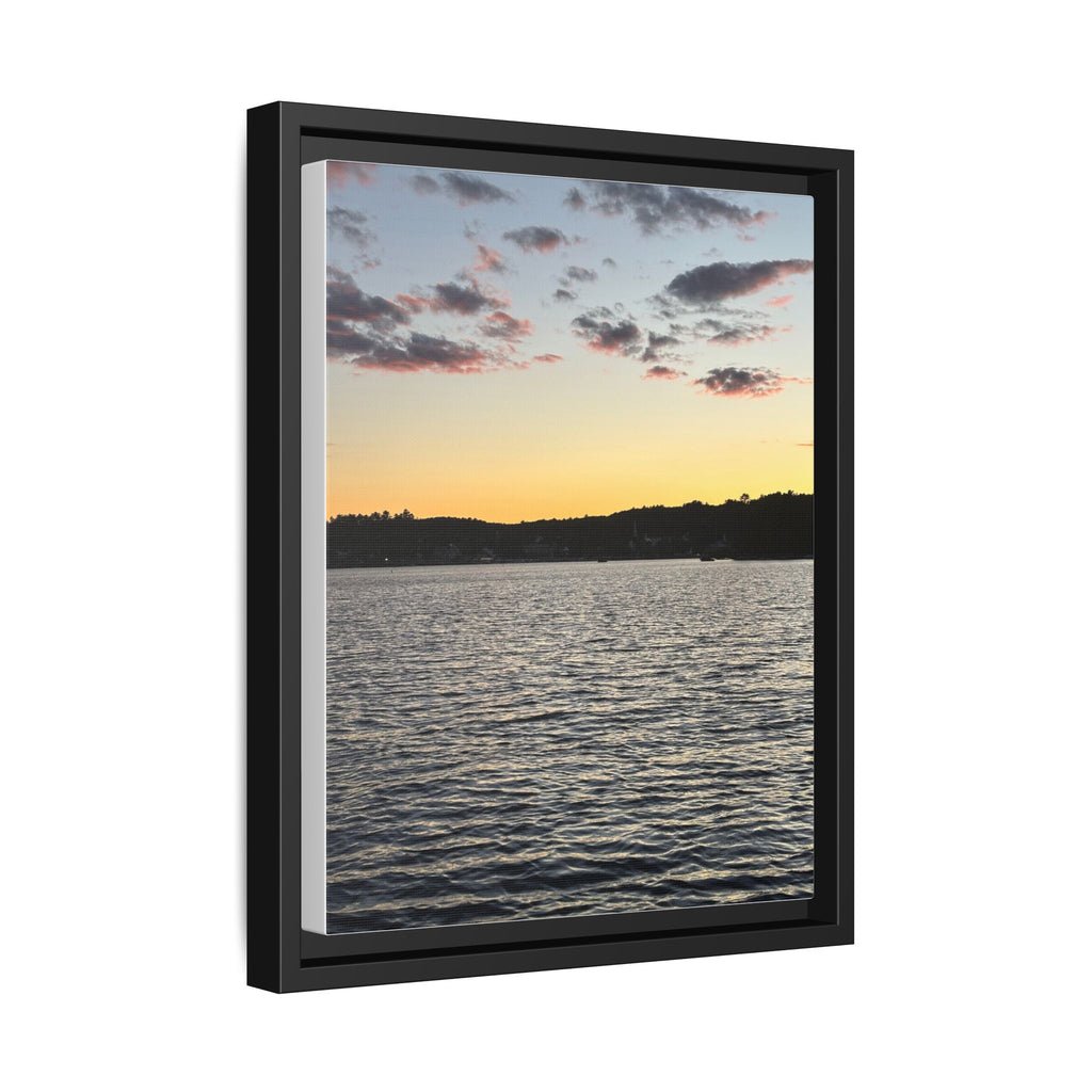Canvas Wall Art - Sunset on the Lake