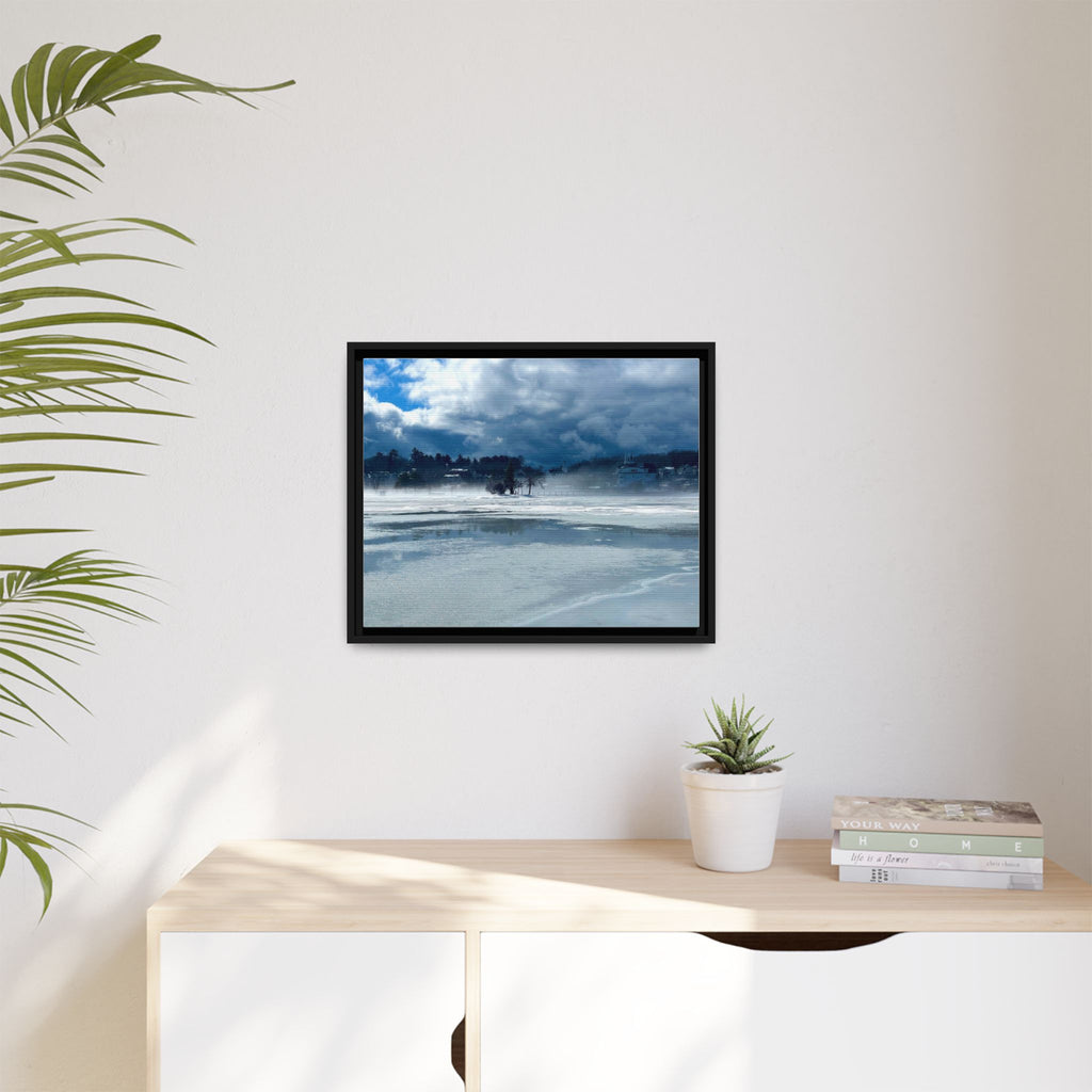 Meredith Bay in Ice Canvas