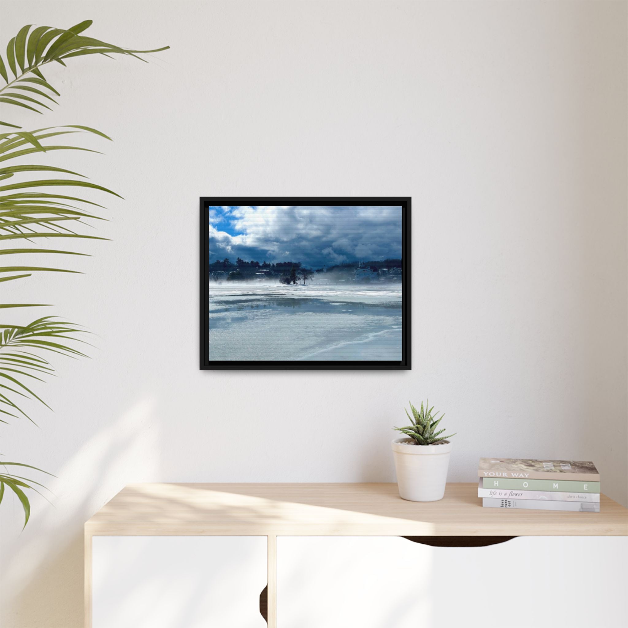 Meredith Bay in Ice Canvas