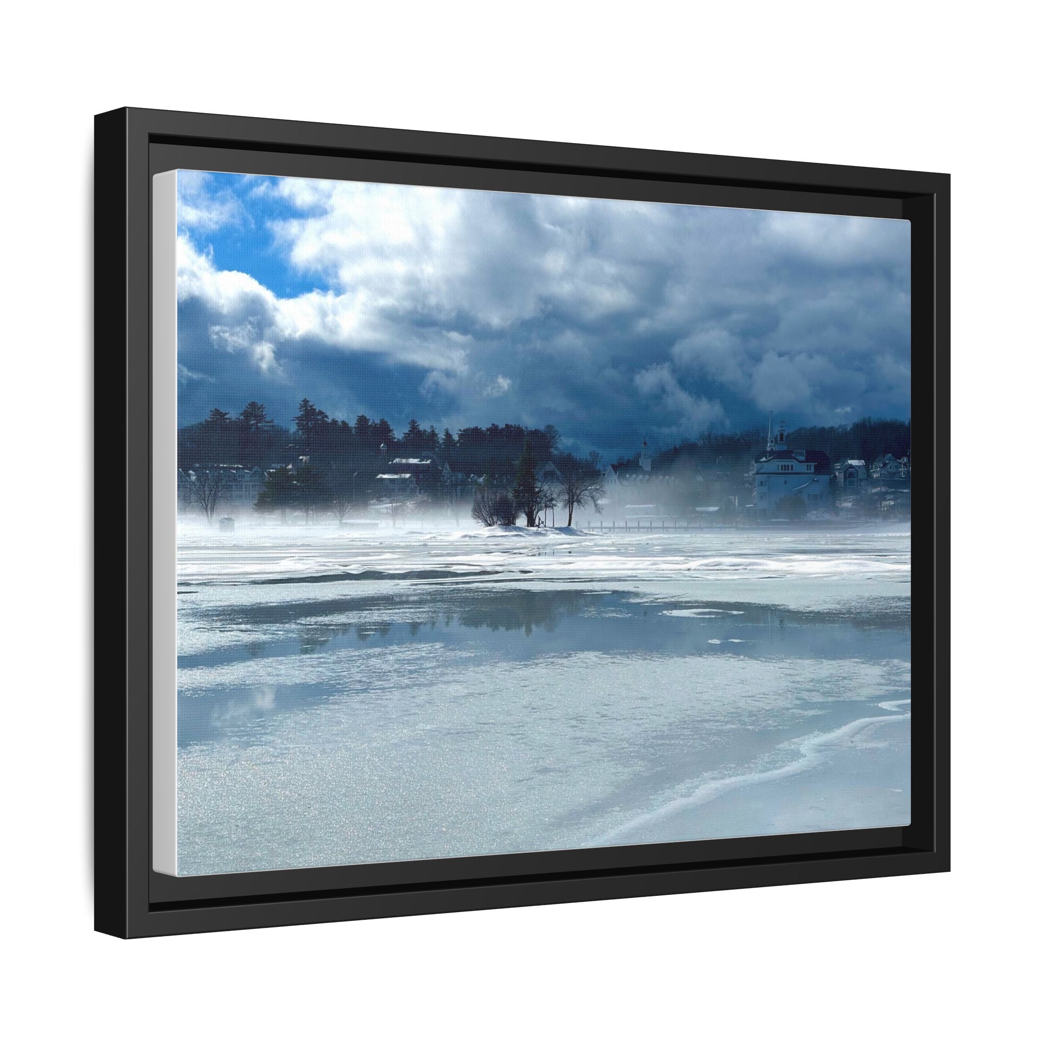 Meredith Bay in Ice Canvas