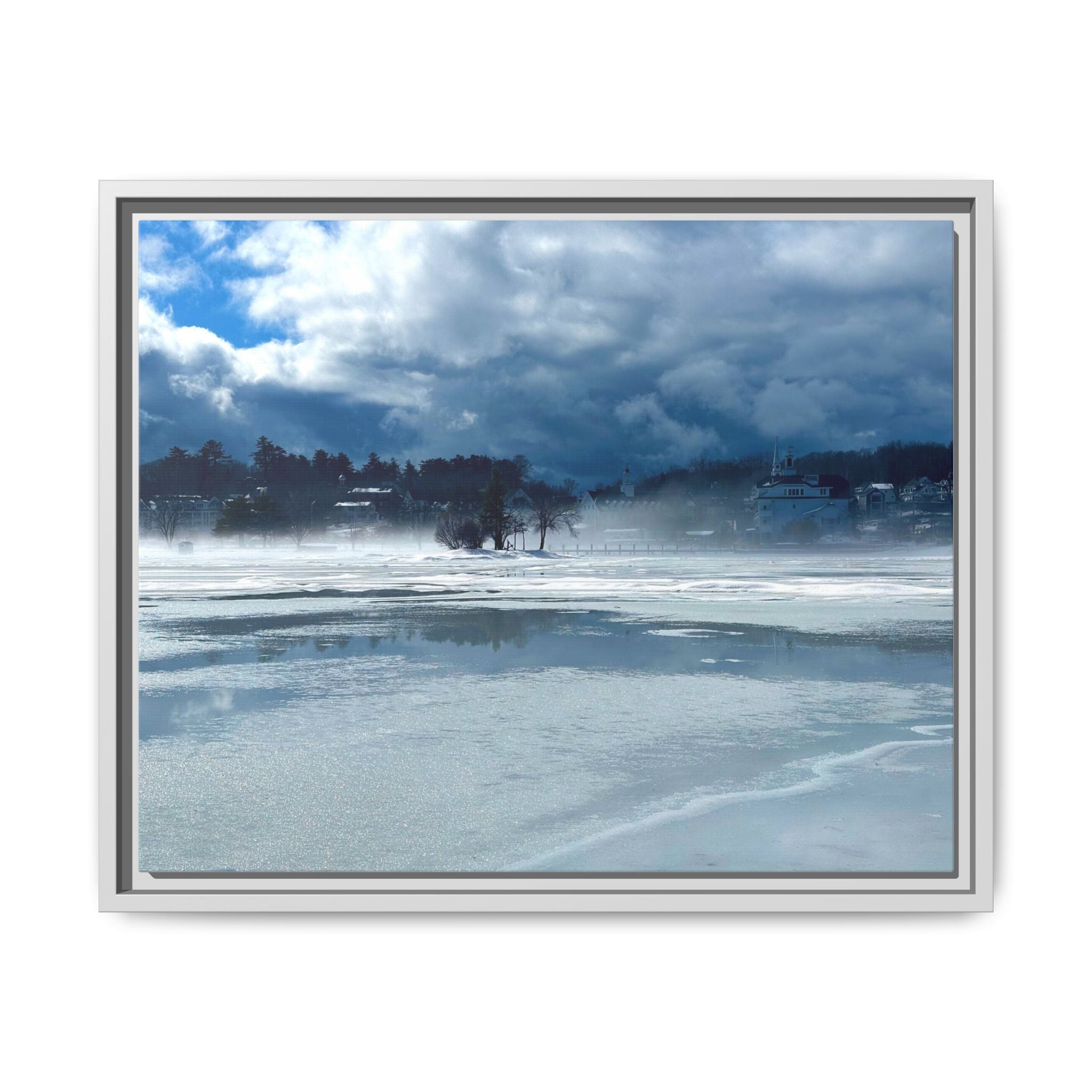 Meredith Bay in Ice Canvas