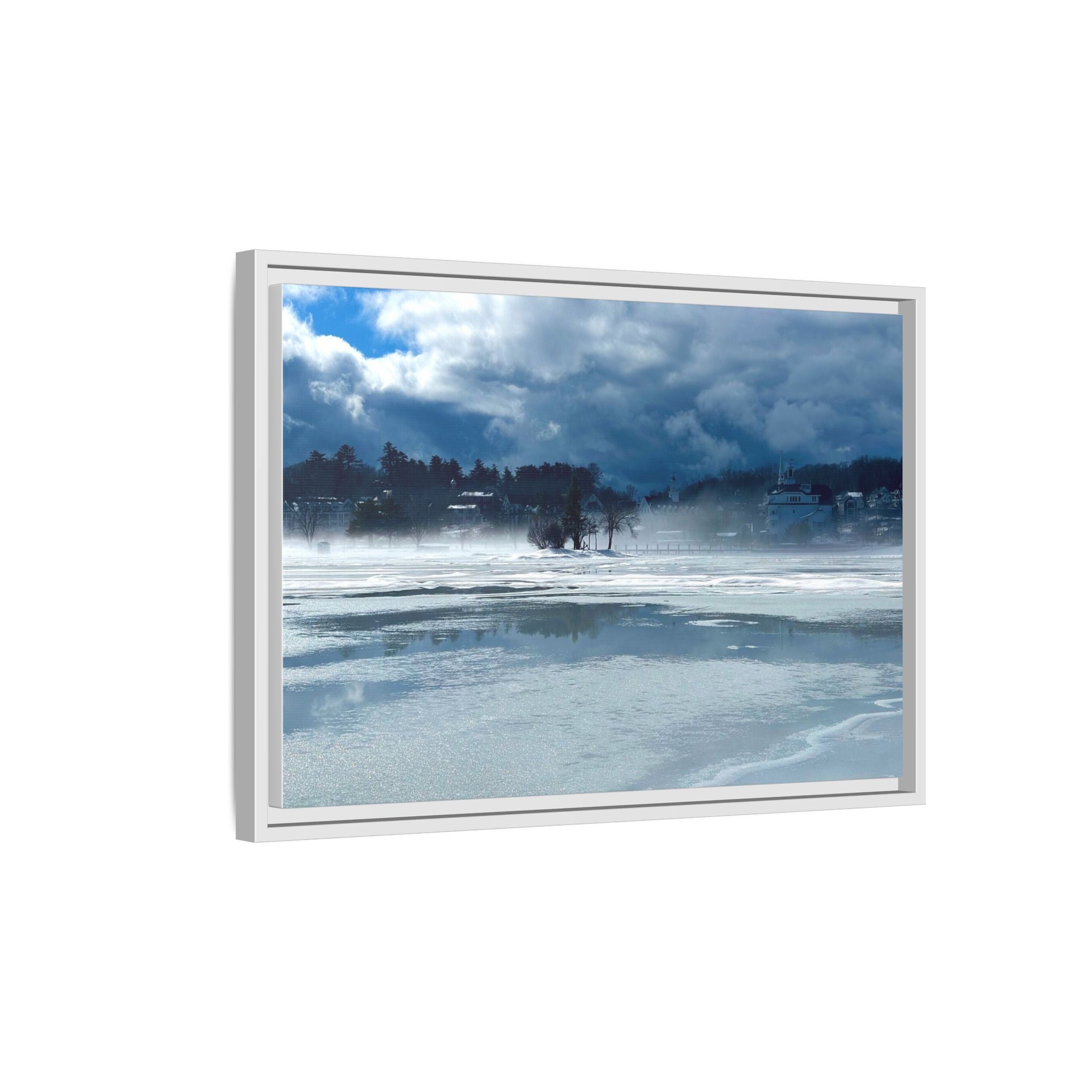 Meredith Bay in Ice Canvas