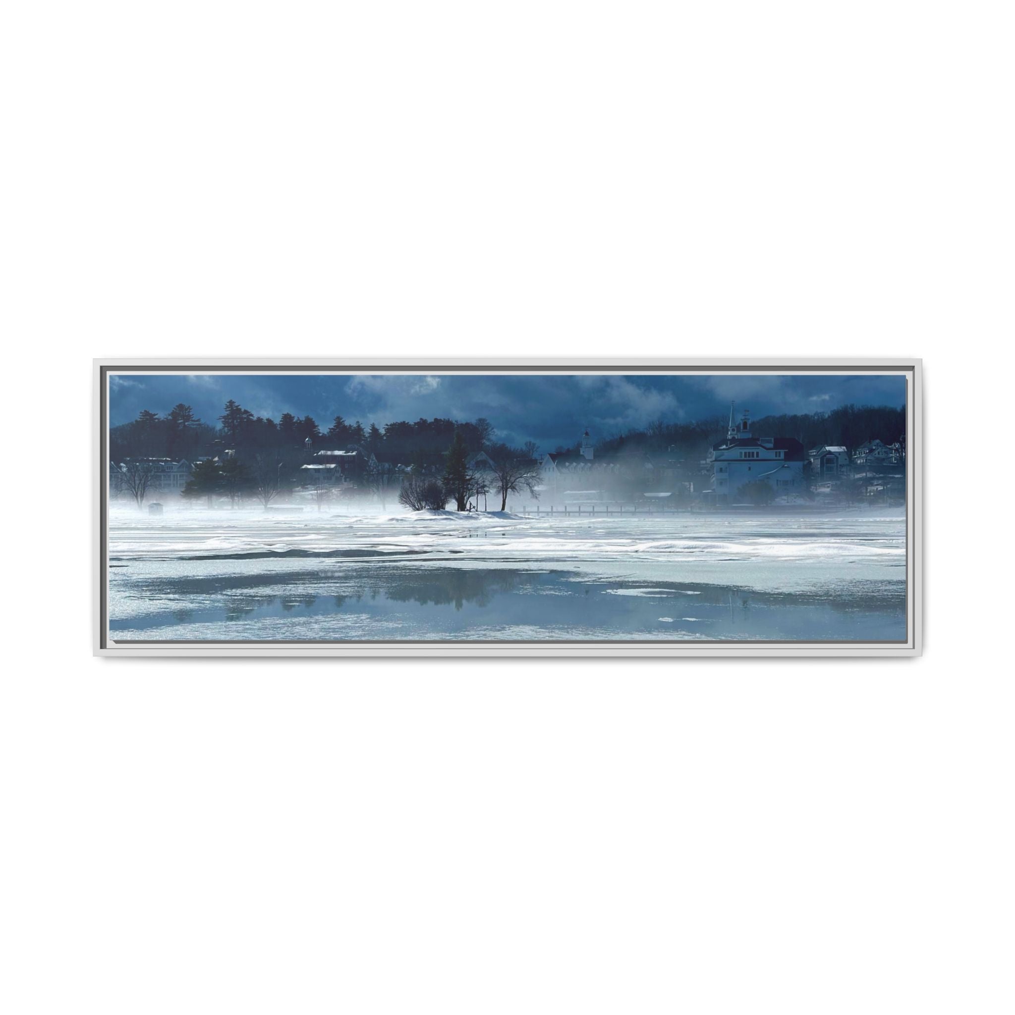 Meredith Bay in Ice Canvas