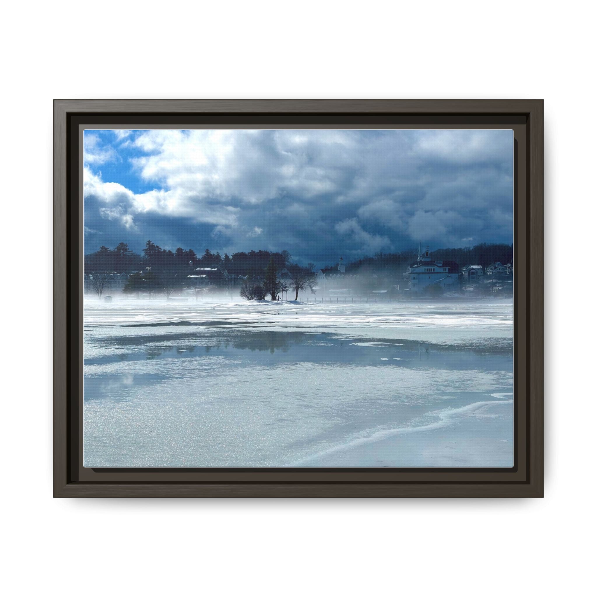 Meredith Bay in Ice Canvas