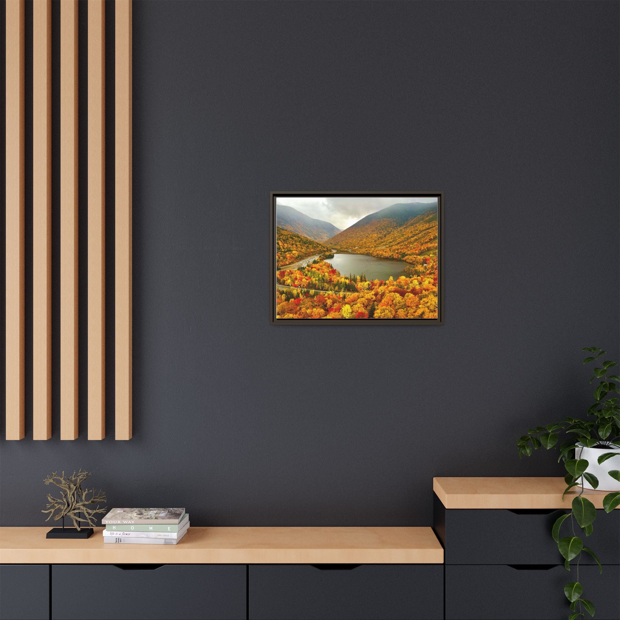 Canvas Print Foliage at Artist's Bluff