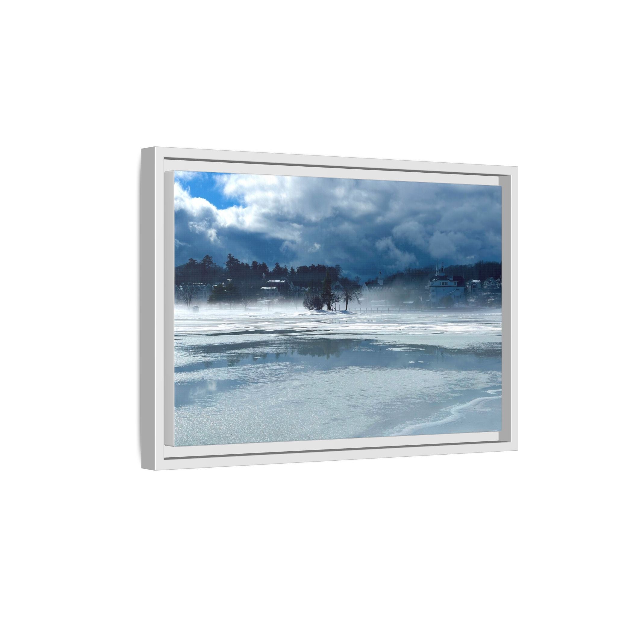 Meredith Bay in Ice Canvas