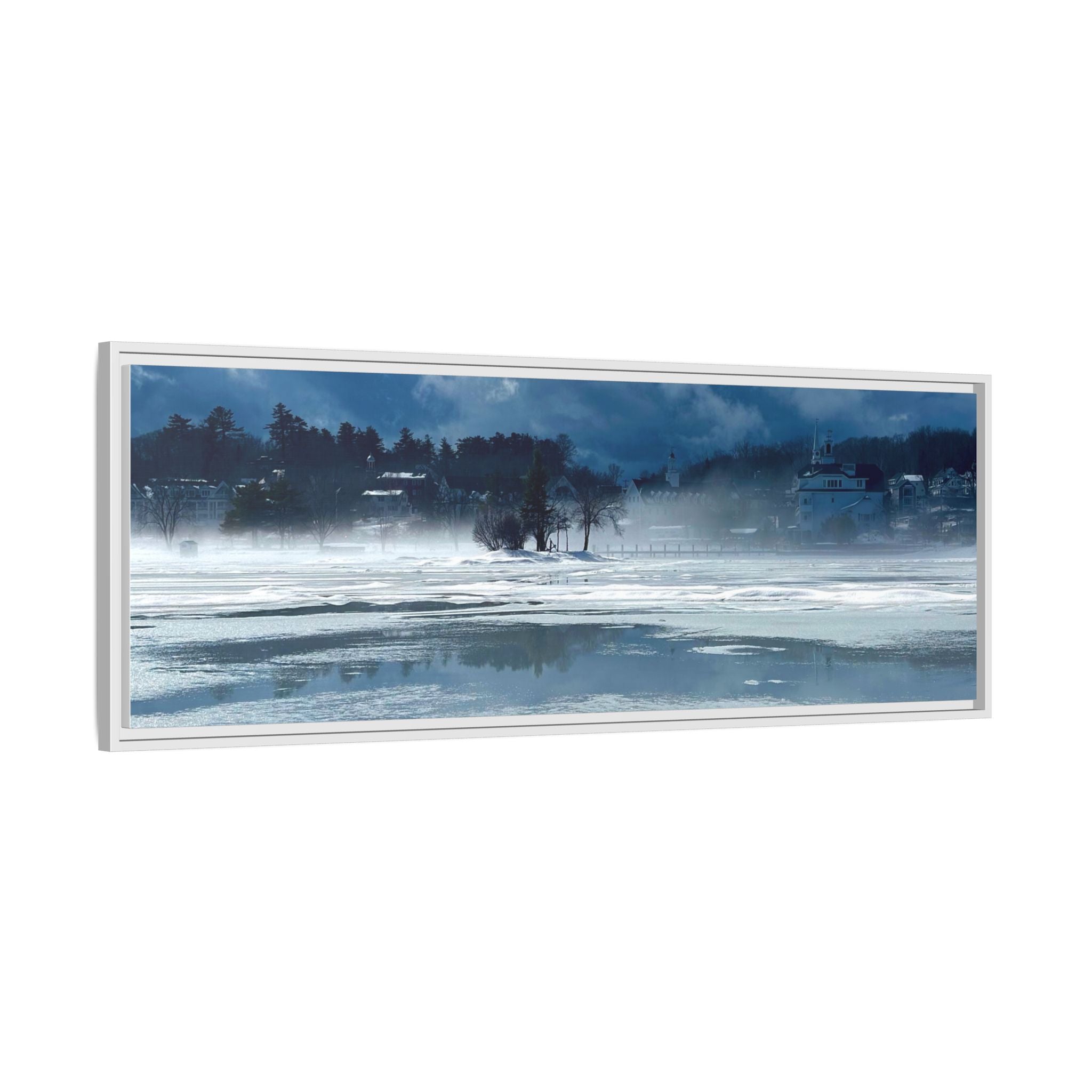 Meredith Bay in Ice Canvas
