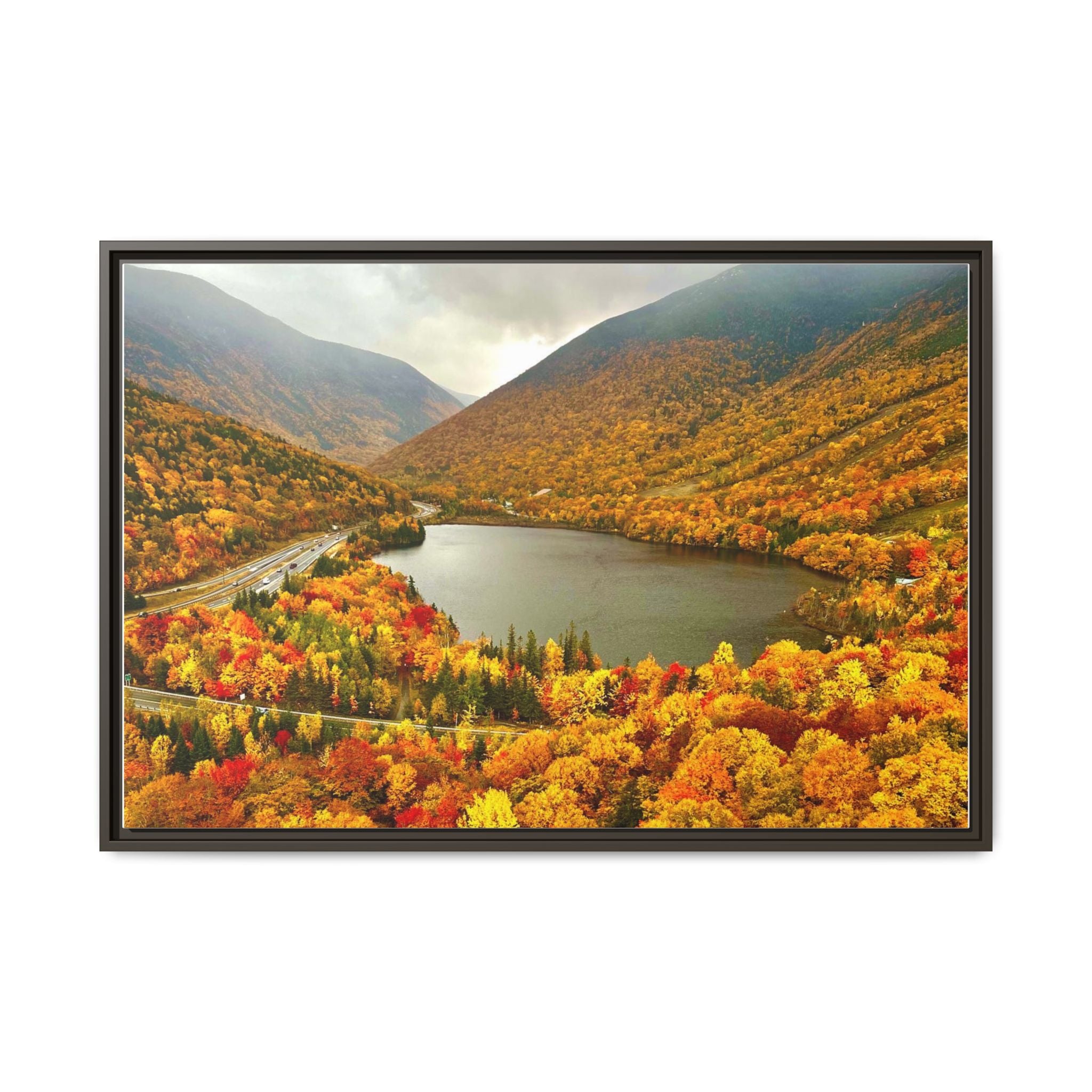 Canvas Print Foliage at Artist's Bluff