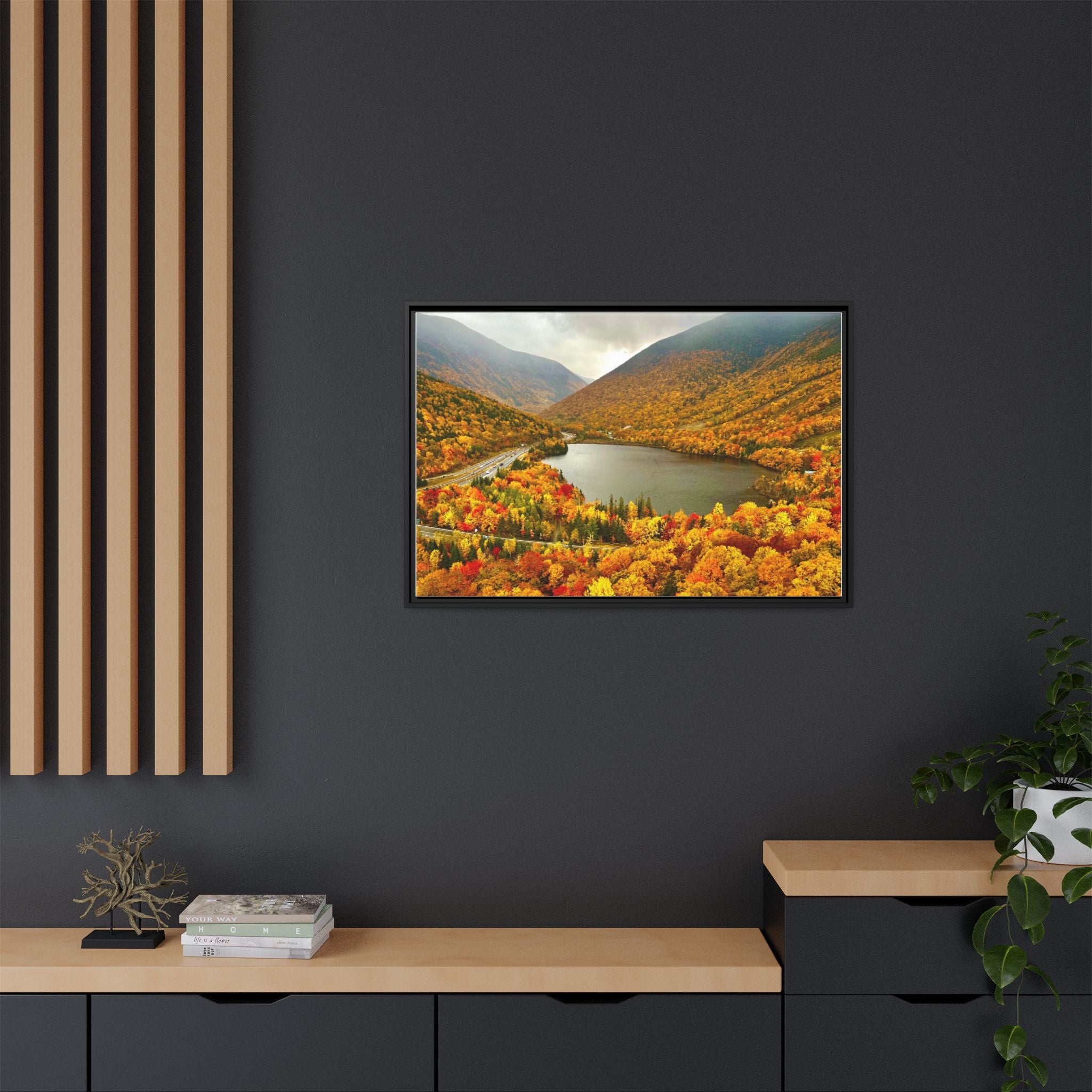 Canvas Print Foliage at Artist's Bluff
