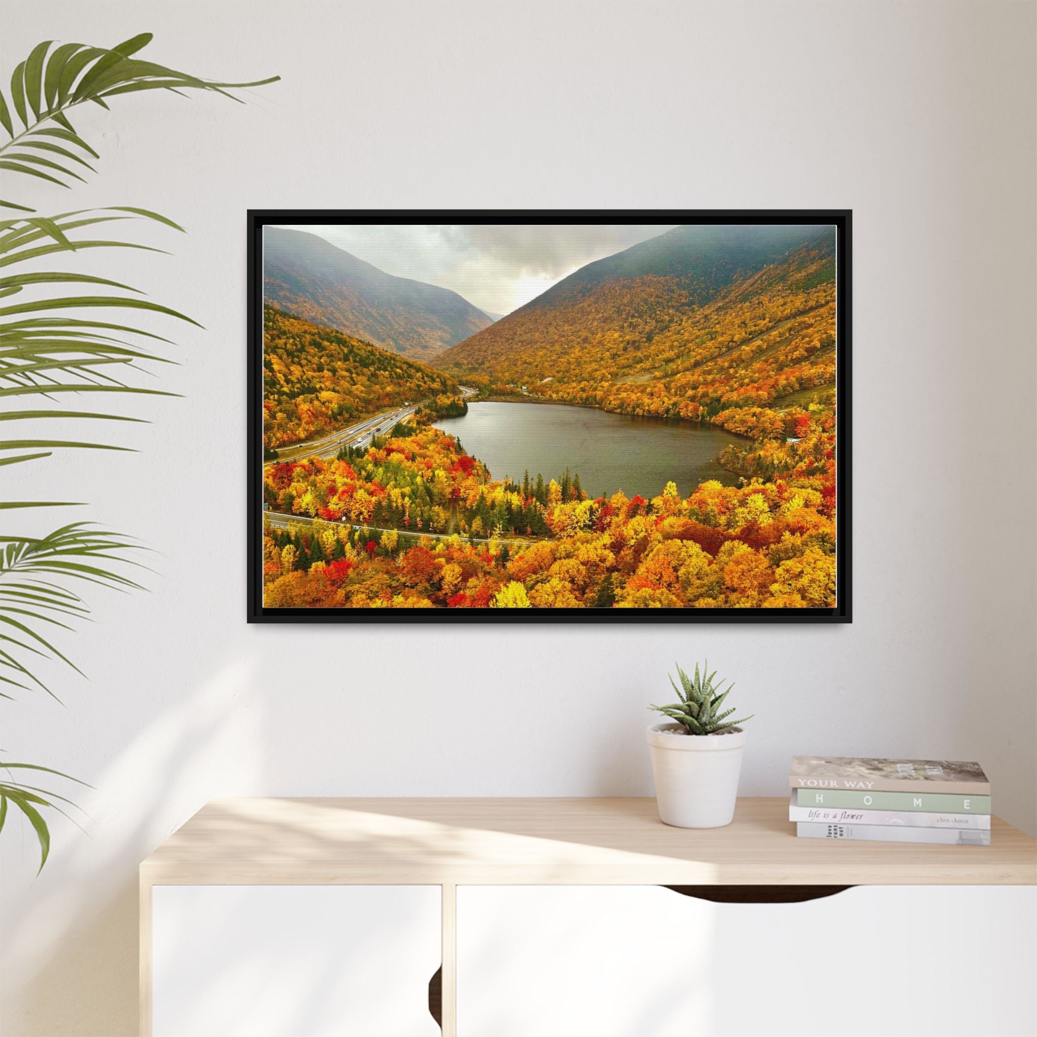 Canvas Print Foliage at Artist's Bluff