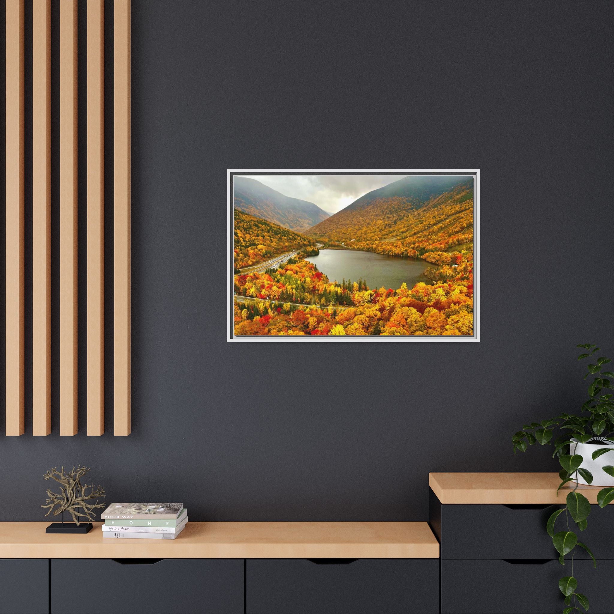 Canvas Print Foliage at Artist's Bluff