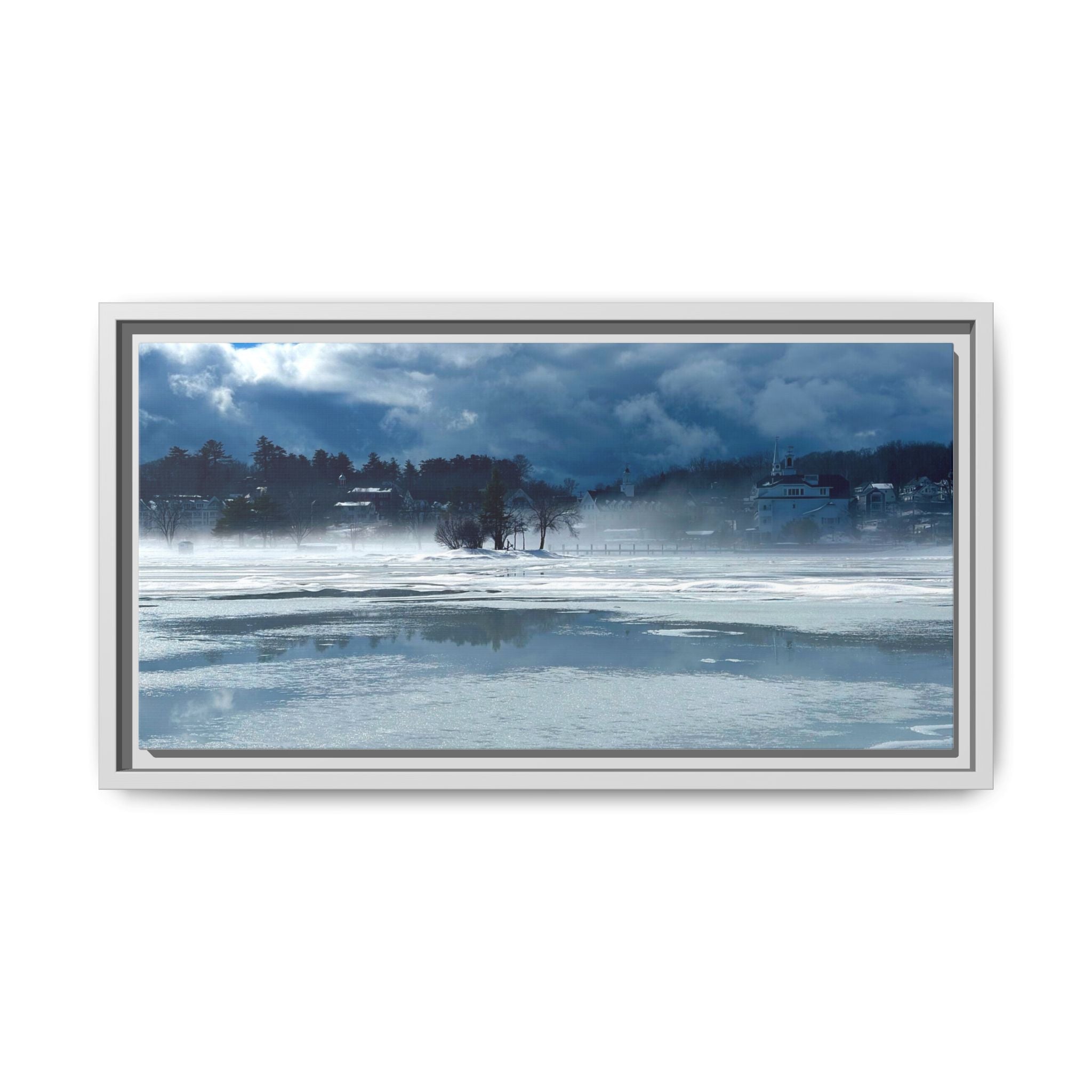 Meredith Bay in Ice Canvas